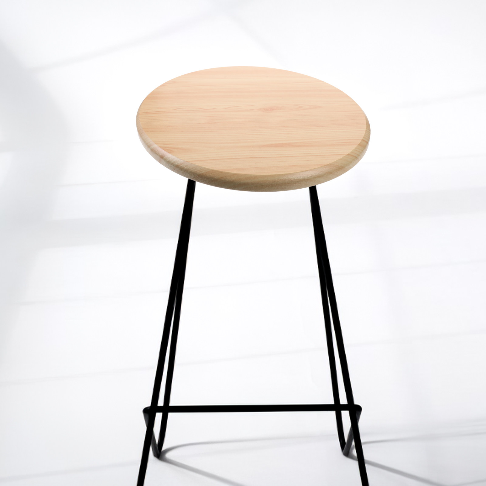 Home Bar Stools - Wooden Stool Seat Replacement Round Stool