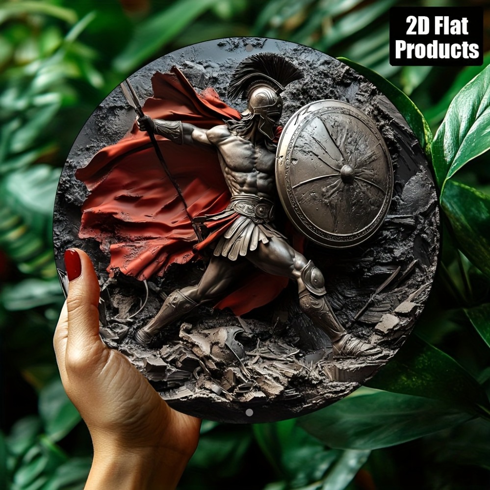 Home Bar Accessories - Spartan Warrior Round, A Classic Christmas