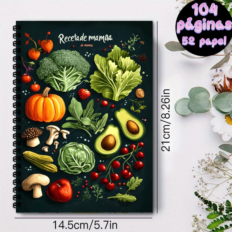 A5 Spanish cookbook,Spiral Bin - Cocktail Recipe Book recension och pris