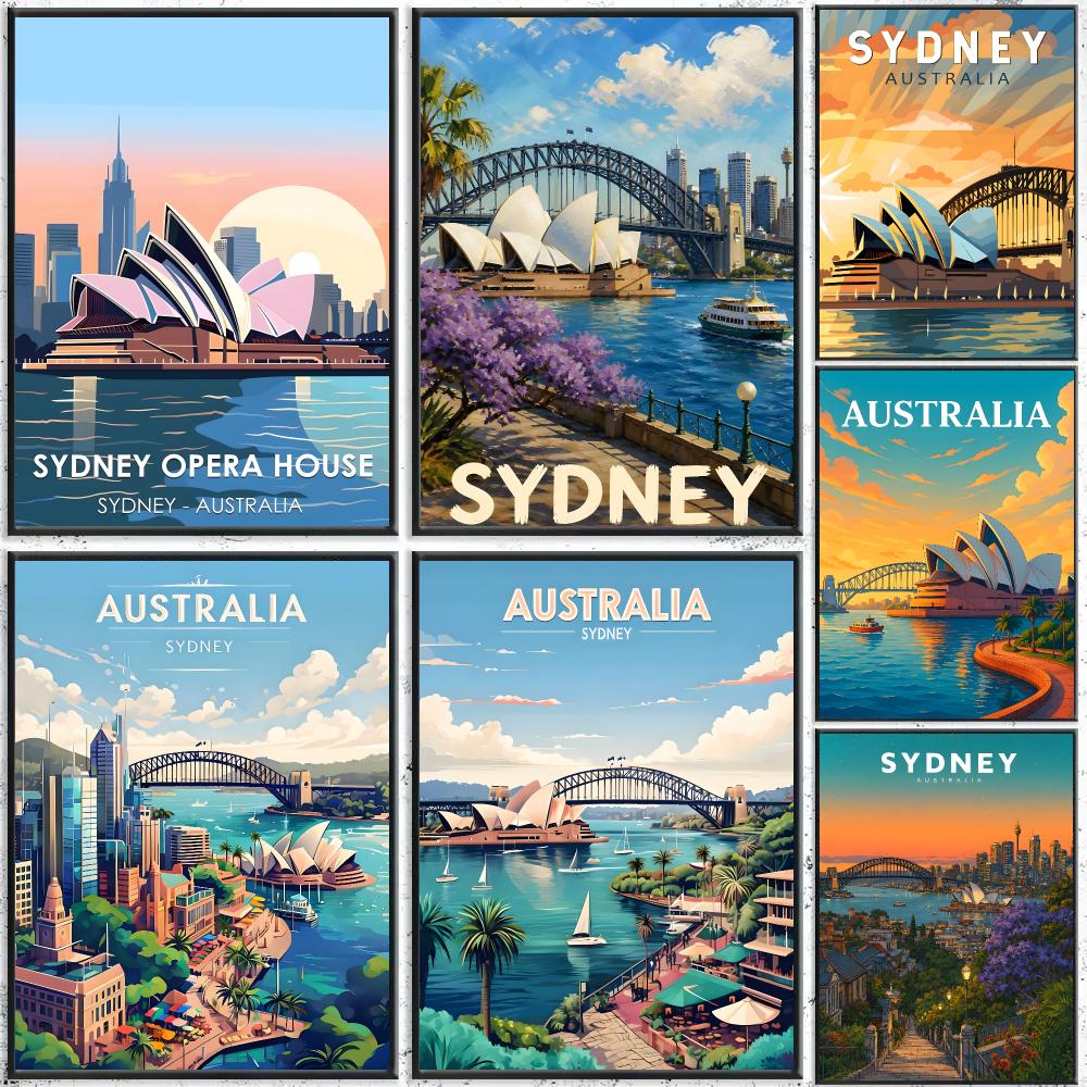 Art Sydney Travel Art Poster S - Home Bar Sydney recension och pris