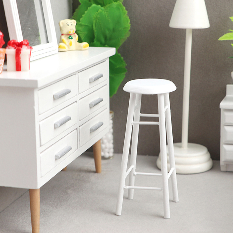 1:12 Dollhouse Miniature High  - Home Bar Stools recension och pris