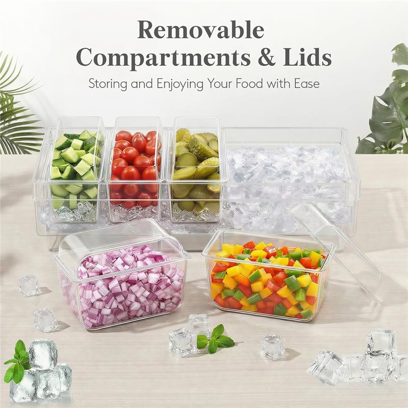 BAAR-For Party For Bar Supplie - Garnish Tray Set recension och pris