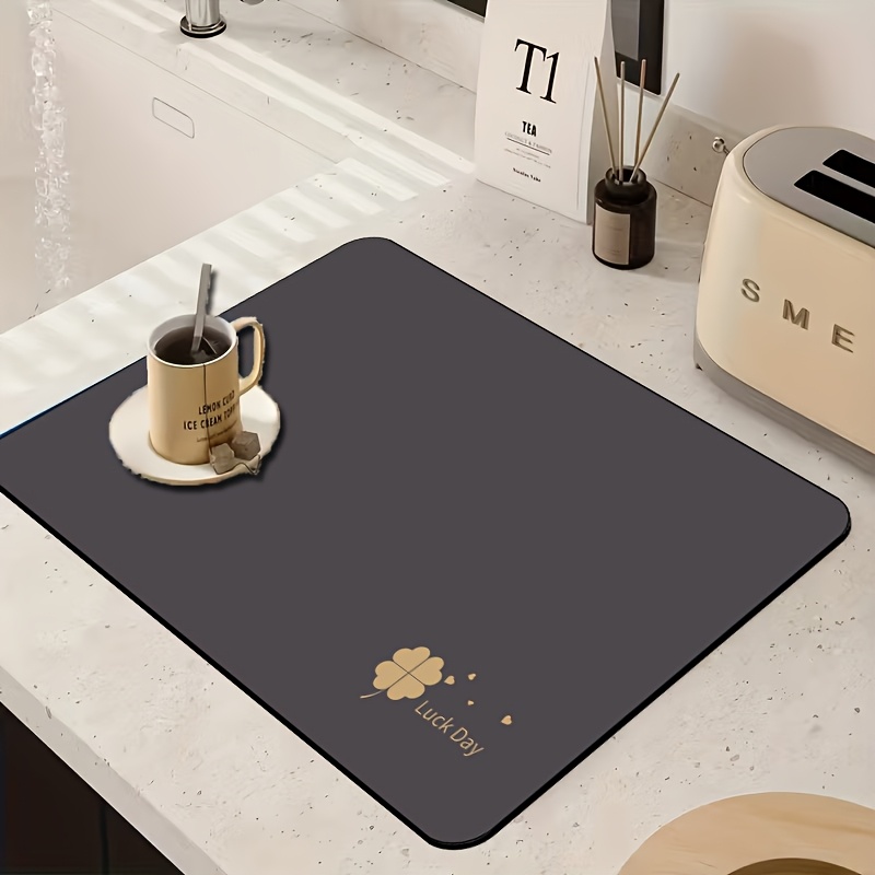 Dark Grey Clover Luck Dish Dry - Home Bar And Counter recension och pris